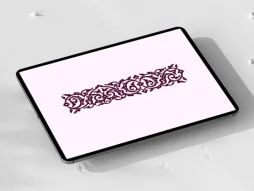 نقوش اسلیمی طرح واگیره حاشیه