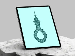 نقوش سنتی طرح علم رنگی