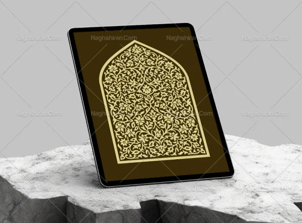 نقش و نگار سنتی طرح محراب