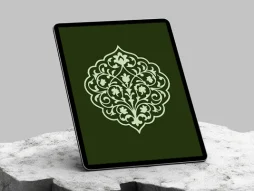 المان و گل سنتی طرح نشان