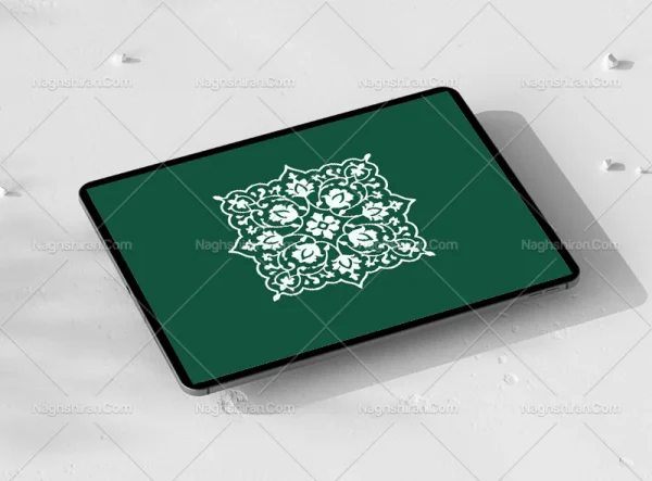المان گل سنتی طرح موتیف