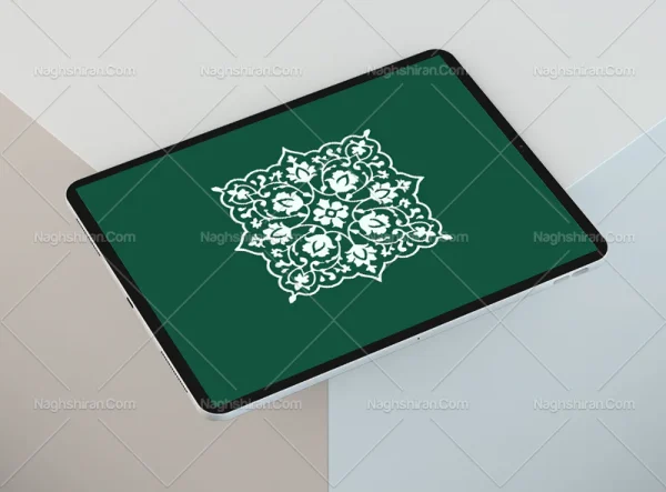 المان گل سنتی طرح موتیف