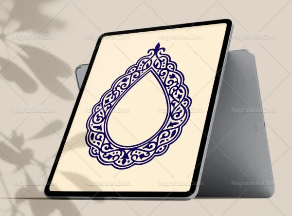 المان نقوش سنتی حاشیه قطره