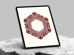 المان نقوش سنتی حاشیه 6 ضلعی