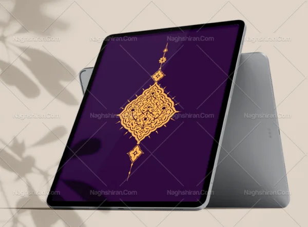 نقوش سنتی طرح نشان و شرفه