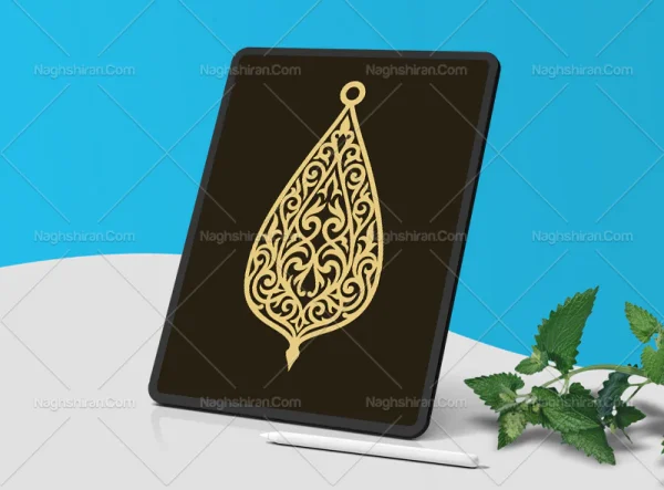 المان سنتی طرح نشان رنگی