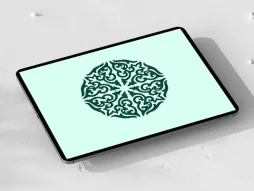 نقوش سنتی سبز طرح نشان