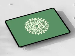 نقوش سنتی طرح دایره ای نشان