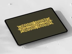 المان نقوش سنتی طرح واگیره حاشیه