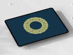 نقوش ختایی اسلیمی طرح حاشیه شمسه