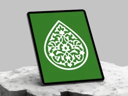 نقوش اسلیمی ساده طرح نشان قطره