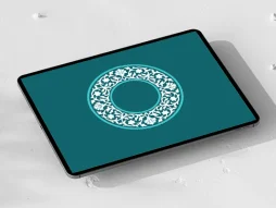 نقوش برگ و گل سنتی سفید طرح حاشیه