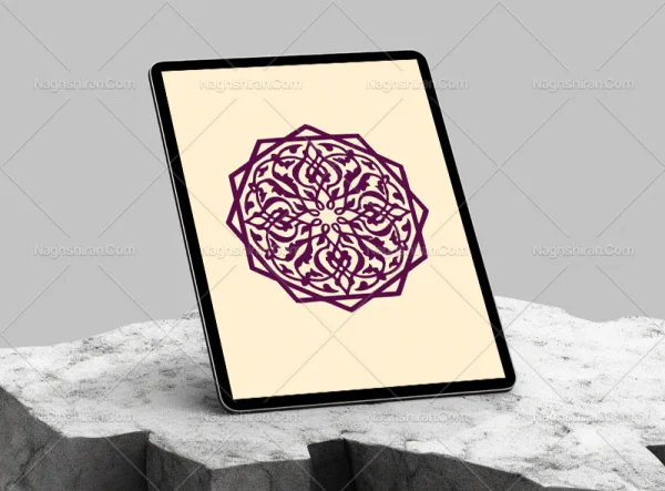 نشان اسلیمی رنگی