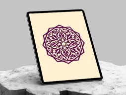 نشان اسلیمی رنگی