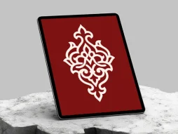 نقوش و المان سفید سنتی طرح نشان