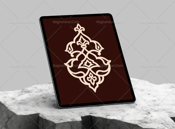نقوش و المان اسلیمی طرح نشان