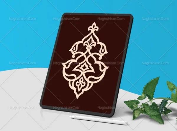 نقوش و المان اسلیمی طرح نشان
