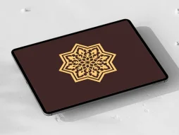 المان و نقوش تذهیب طرح نشان