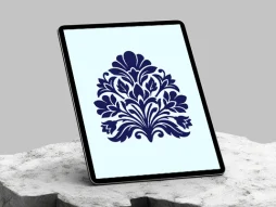 گل و بته بنفش سنتی