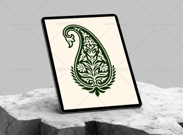 نقوش سنتی طرح نشن بته جقه