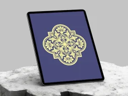 نقوش گل و برگ سنتی طرح نشان