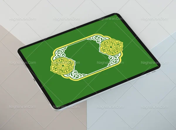 المان و نقوش تذهیب طرح حاشیه