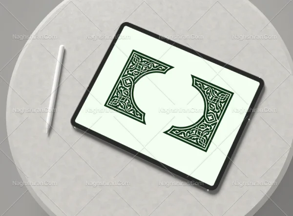 المان و نقوش سنتی حاشیه