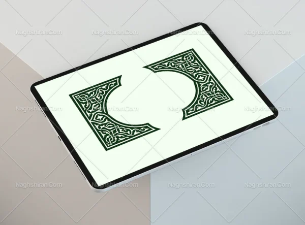 المان و نقوش سنتی حاشیه
