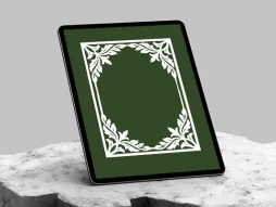 المان و نقوش حاشیه طرح سنتی رایگان