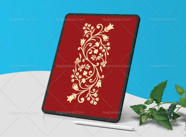المان و نقوش سنتی طرح واگیره حاشیه رایگان