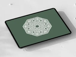 المان و نقوش نشان سفید طرح سنتی