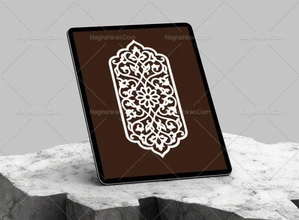 المان گل و برگ قلمدان نقوش سنتی