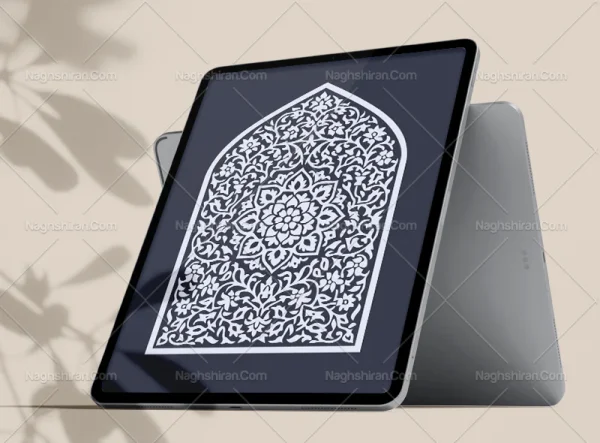 طرح محراب نقوش گل های سنتی