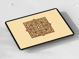 وکتور المان و نقوش سنتی طرح نشان