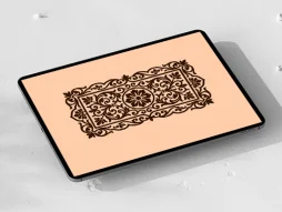 وکتور المان و نقوش سنتی طرح کتیبه