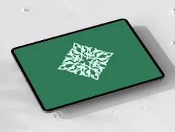 وکتور المان سنتی آبی طرح نشان