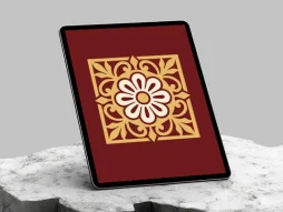 وکتور نقوش ساده سنتی طرح موتیف