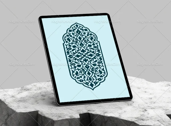 وکتور نقوش سنتی طرح ترنج