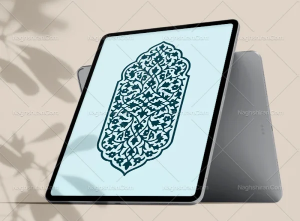 وکتور نقوش سنتی طرح ترنج
