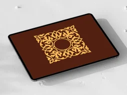 وکتور نقوش رنگی سنتی طرح موتیف