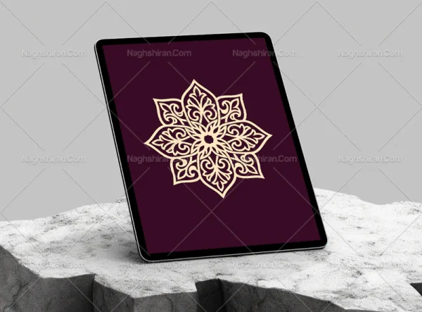 وکتور نقوش سنتی تو خالی