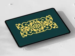 وکتور نقوش سنتی ساده واگیره حاشیه