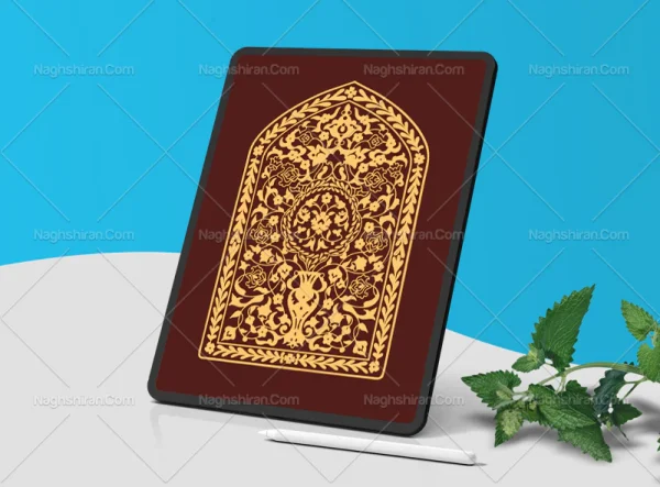 وکتور نقوش محراب سنتی