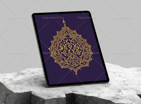 وکتور نقوش نشان تذهیب