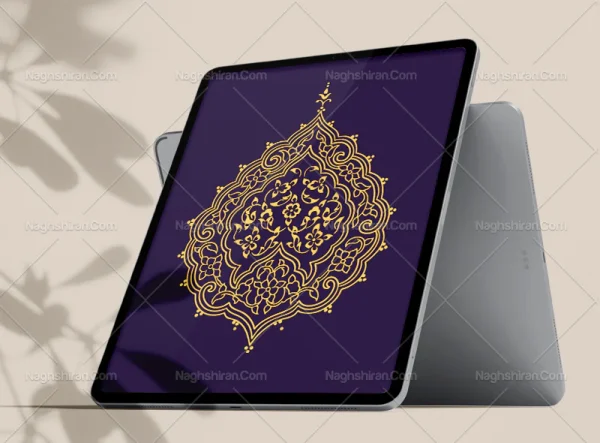 وکتور نقوش نشان تذهیب