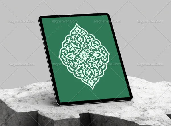 وکتور نقوش ترنج تذهیب