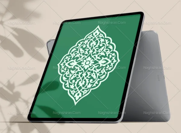 وکتور نقوش ترنج تذهیب