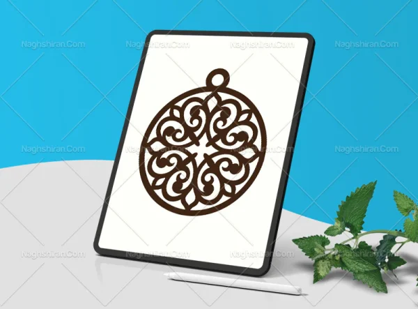 وکتور نقوش ساده نشان سنتی