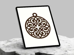 وکتور نقوش ساده نشان سنتی