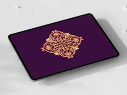 وکتور المان رنگی نقوش سنتی